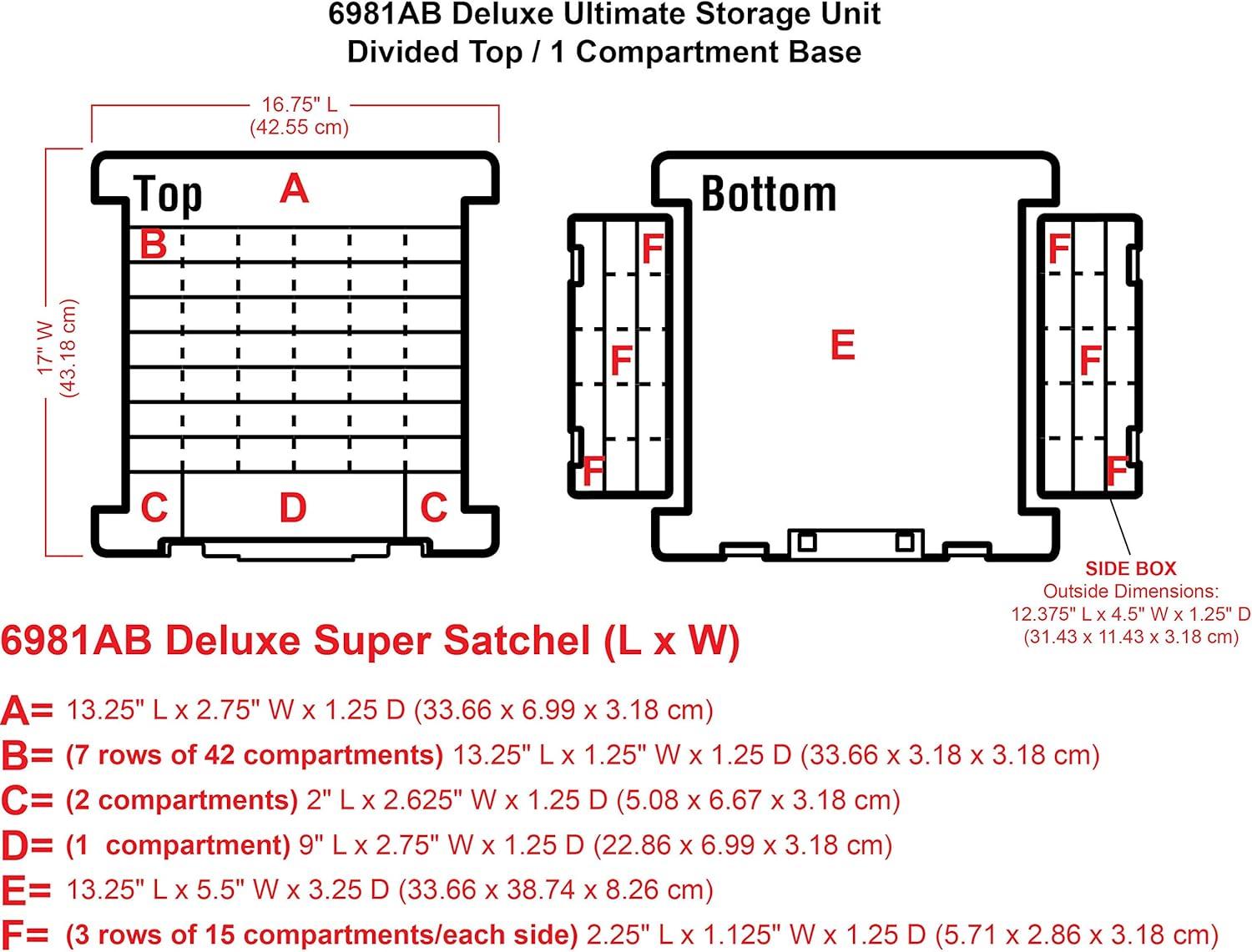 ArtBin Super Satchel Deluxe-17.25"X16.75"X5" Translucent