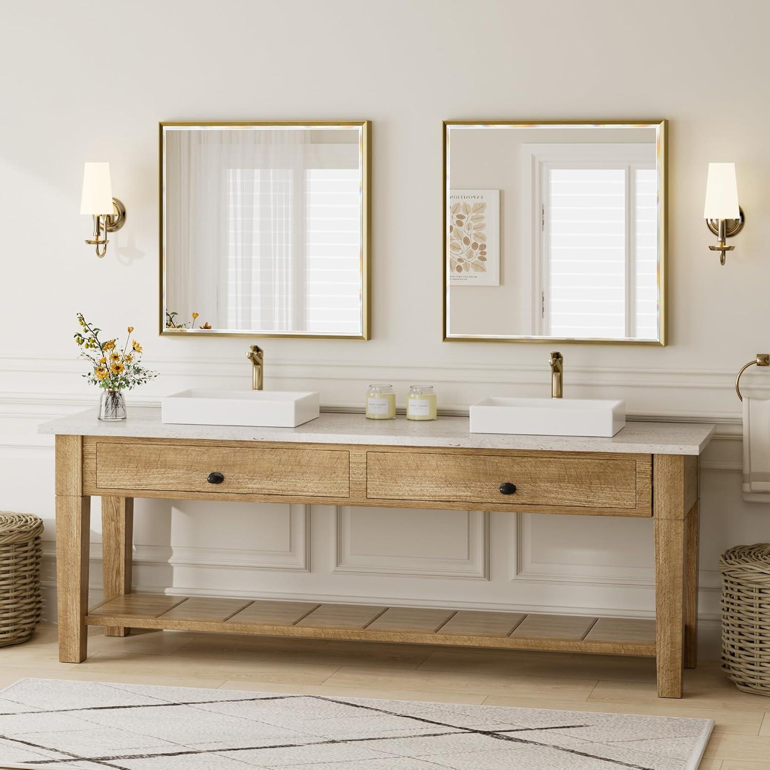Latitude Run® Lohoski Decorative Wall Mirror Beveled Design, Bathroom Vanity Mirror Accent Mirror Finish & Reviews | Wayfair