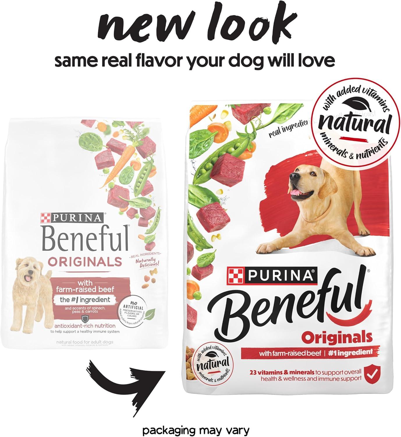 Purina Beneful Originals Real Beef Flavor Dry Dog Food - 3.5lbs