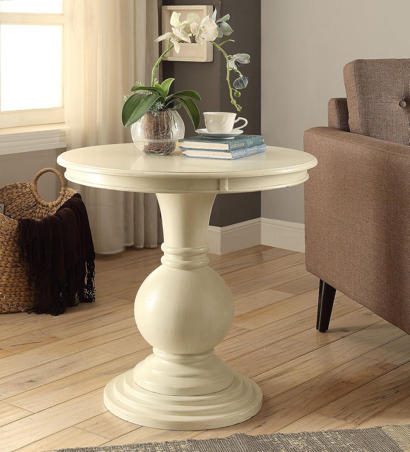 Pedestal End Table