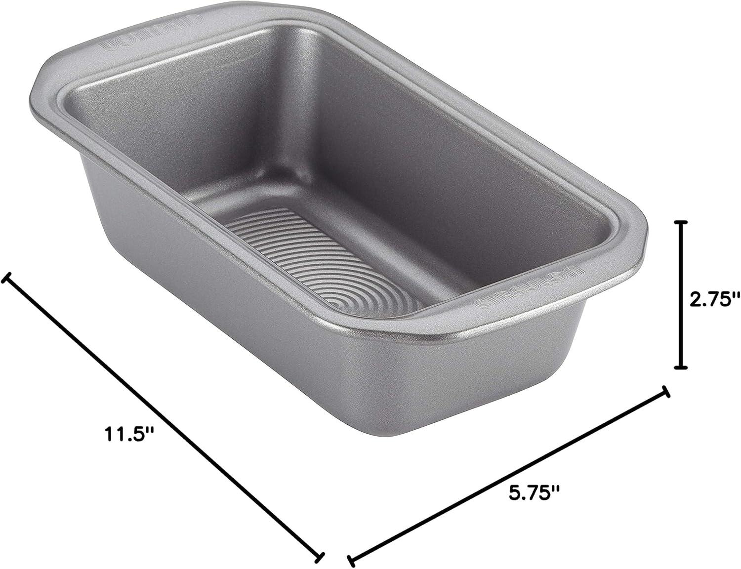 Gray Nonstick Steel 9" x 5" Loaf Pan