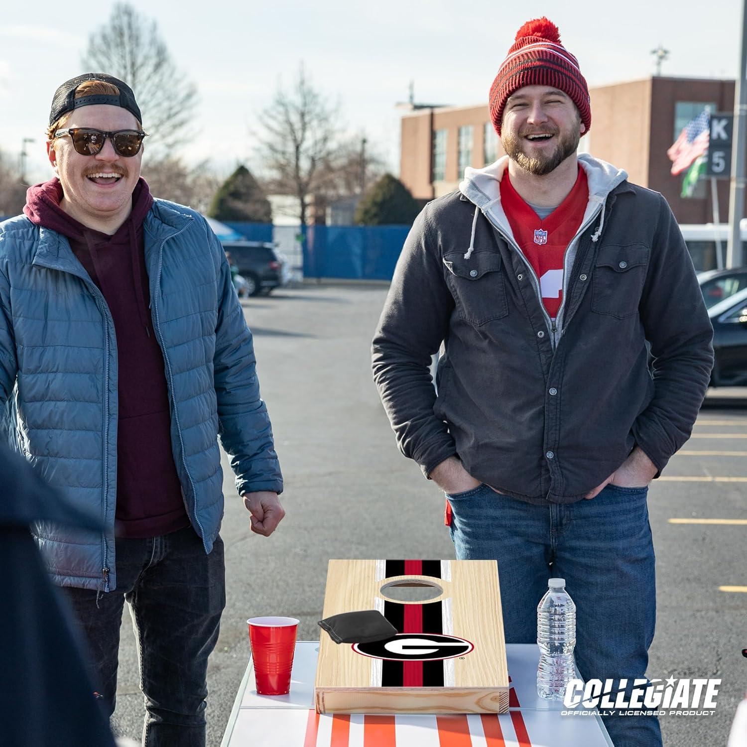 NCAA Georgia Bulldogs 1'x2' Wood Cornhole Set