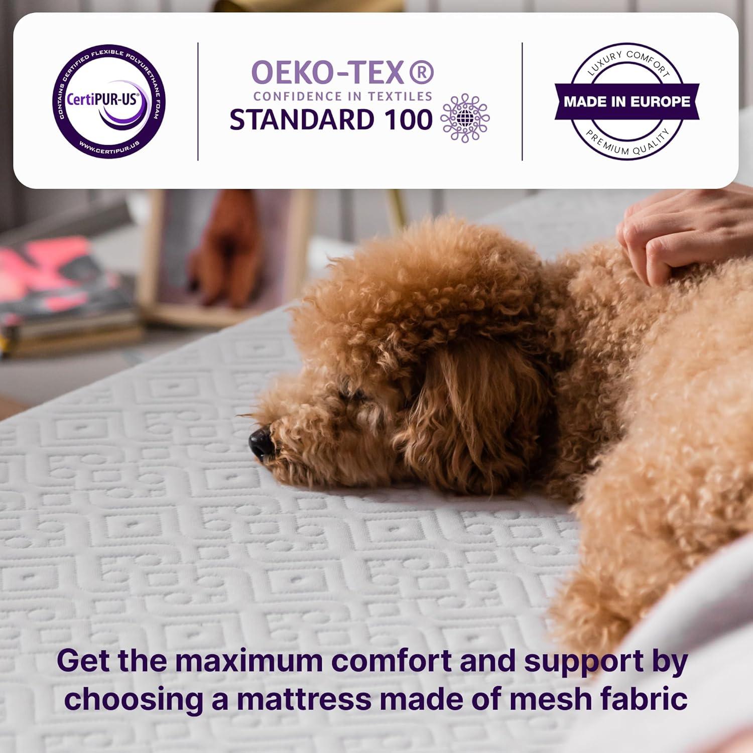 Nap Queen Elizabeth, Cooling Gel Infused Medium Firm Memory Foam Mattress