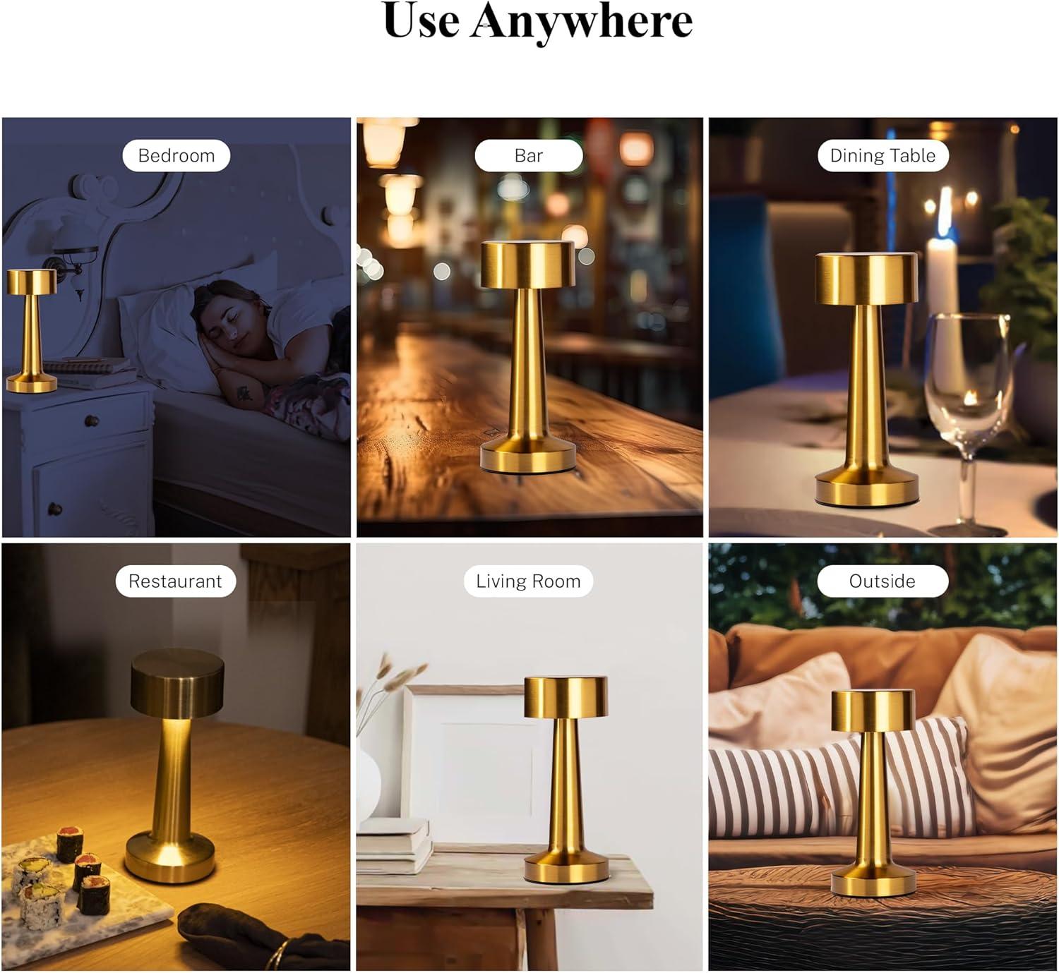 Bell + Howell Bell + Howell Chelsea Table Lamp 2 Pack Led Rechargeable