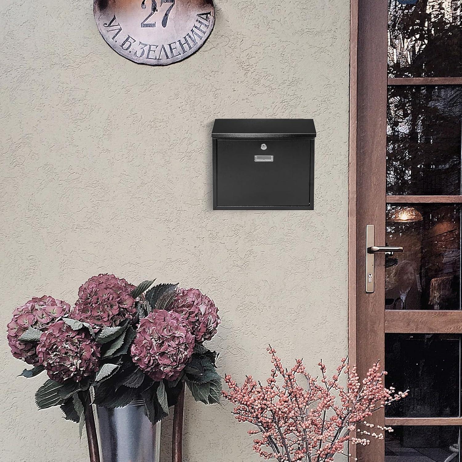 Fine Art Lighting Fine Art Living Wall Mounted Locking Steel Mailbox