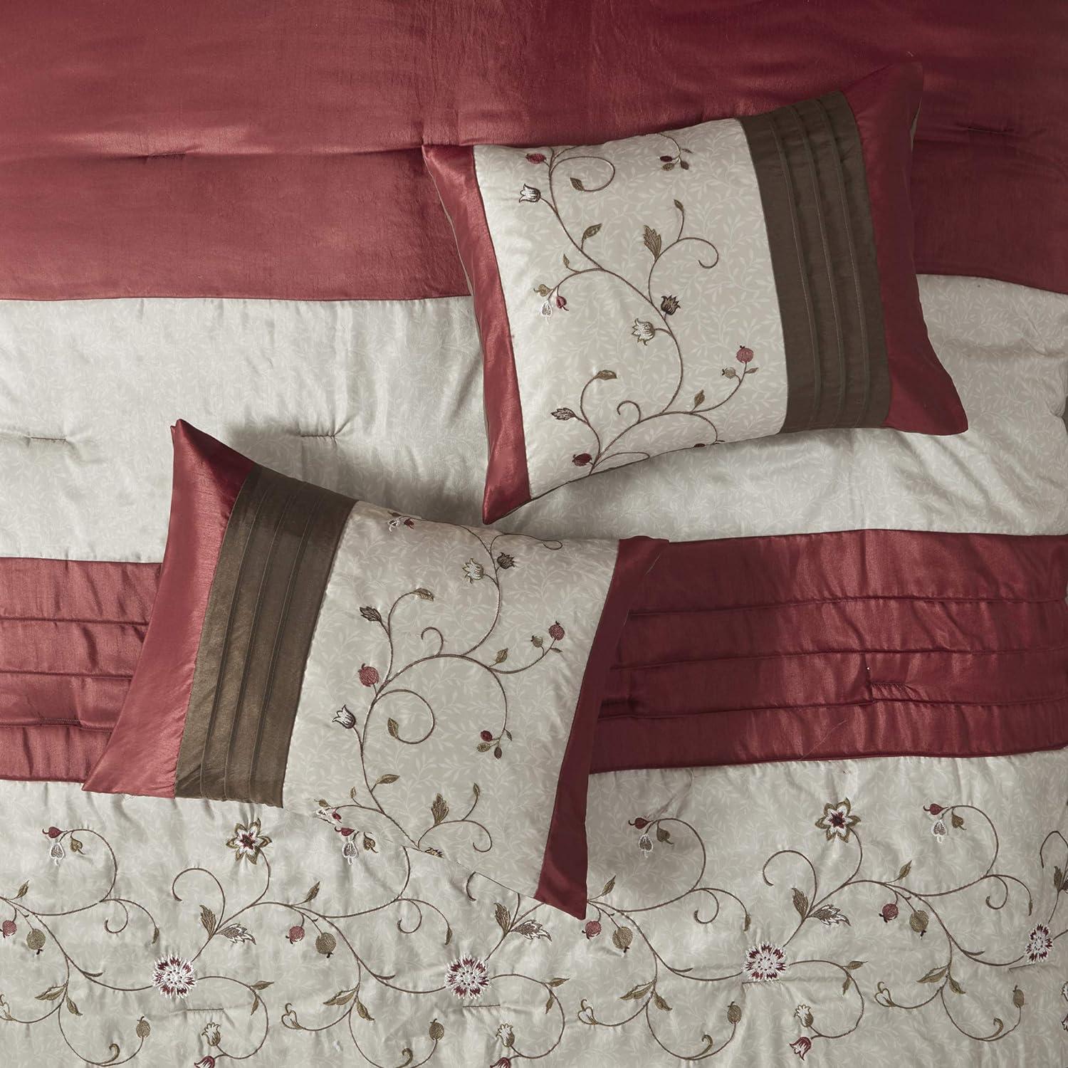 Serene Embroidered 7 Piece Comforter Set