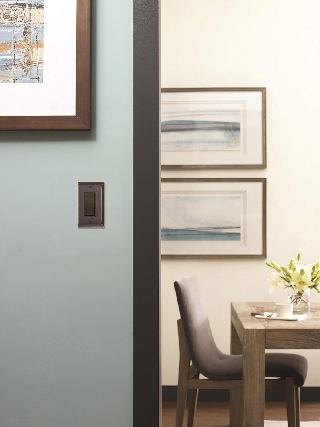 Oil-Rubbed Bronze 1-Gang Rocker Wall Plate