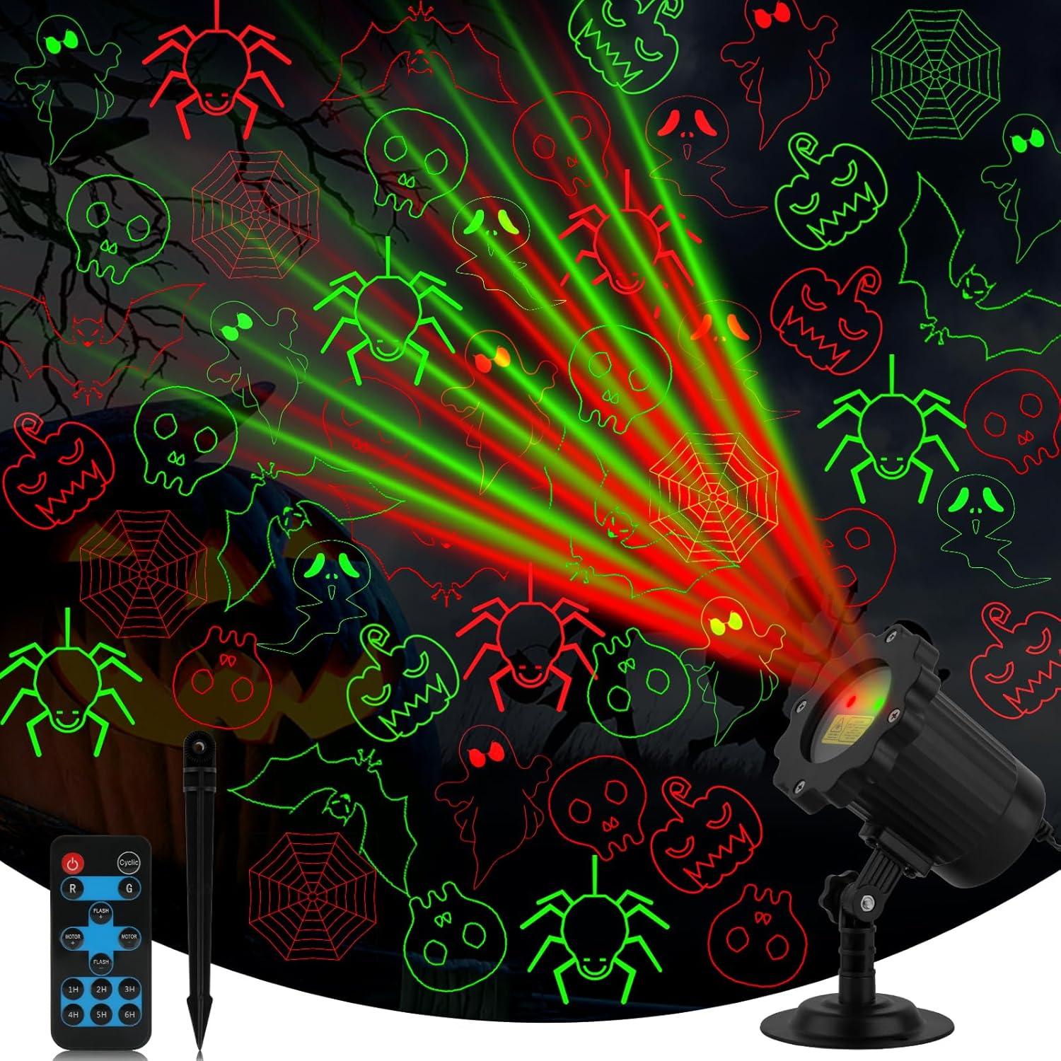 Outdoor Waterproof LED Halloween Laser Projector with Remote