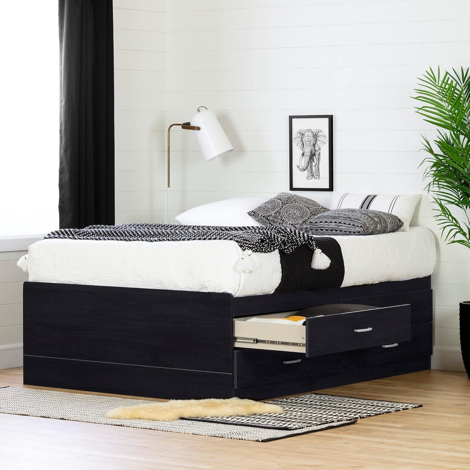 Step One Full Platform Bed with Drawers