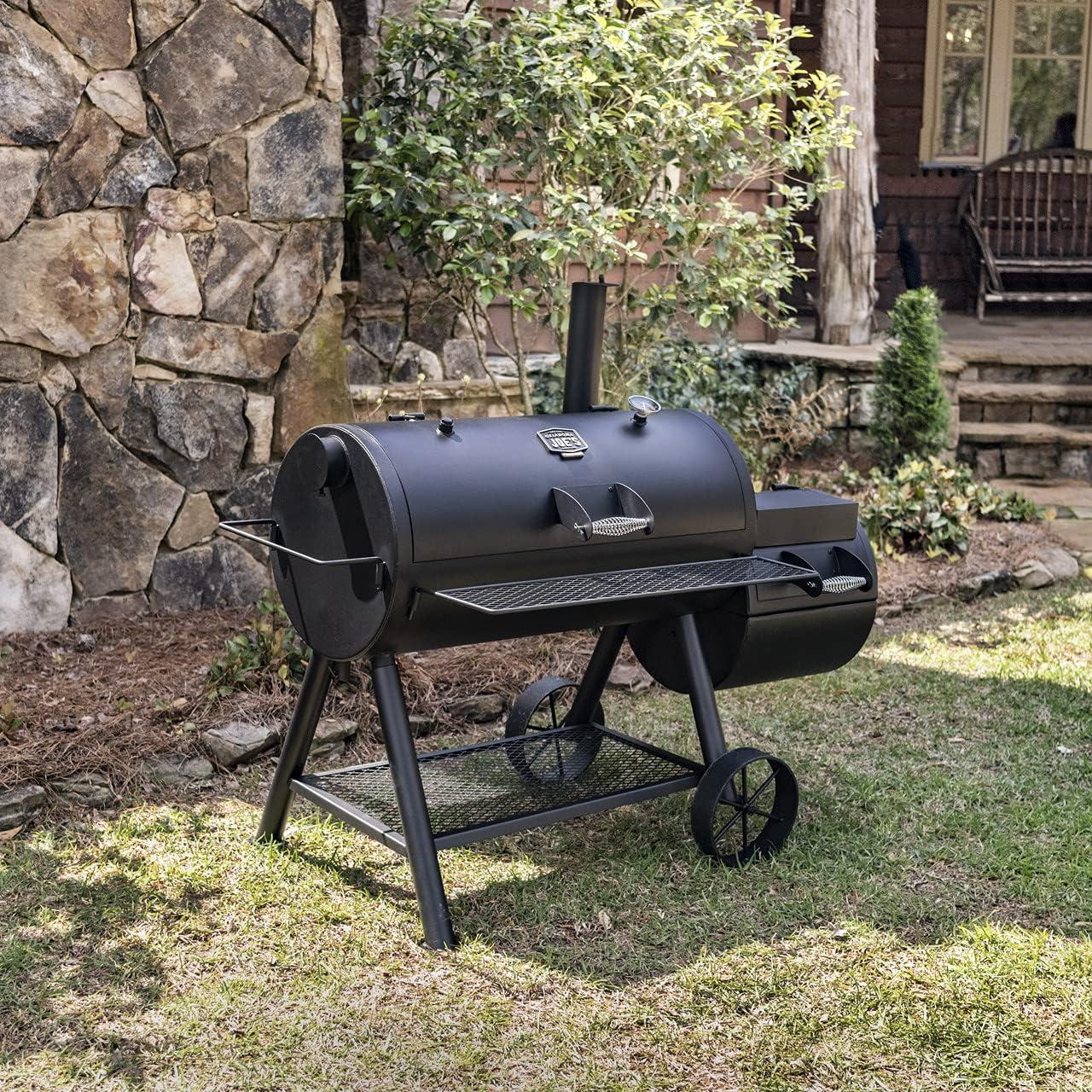 Oklahoma Joe's Oklahoma Joe's 1060 sq. in. Longhorn Reverse Flow Offset Smoker, Black