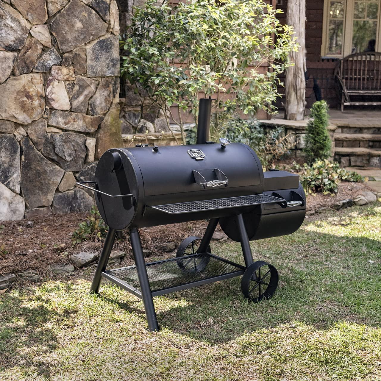 Oklahoma Joe's Oklahoma Joe's 1060 sq. in. Longhorn Reverse Flow Offset Smoker, Black