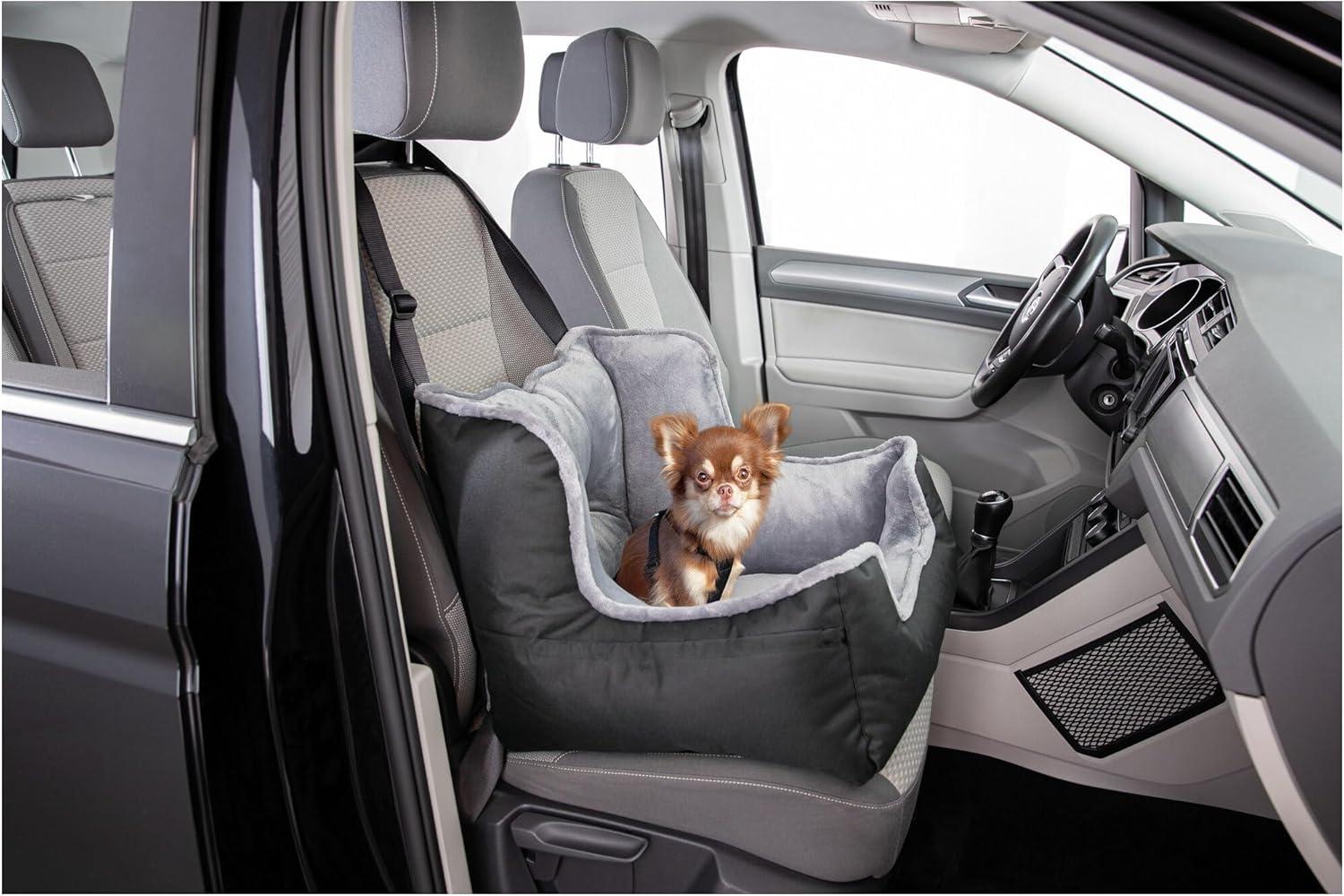 TRIXIE TRIXIE Convertible Deluxe Dog Car Seat for Small Dogs, Dog Booster Seat, Travel Pet Bed