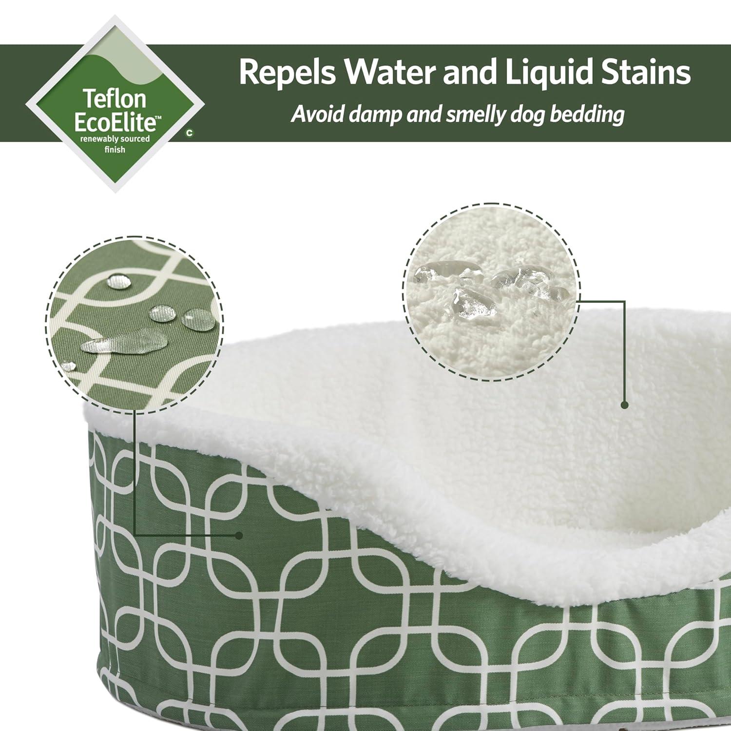 Midwest Homes For Pets Quiet Time Orthopedic Egg-Crate Nesting Pet Bed w/ Polytetrafluoroethylene Fabric Protector