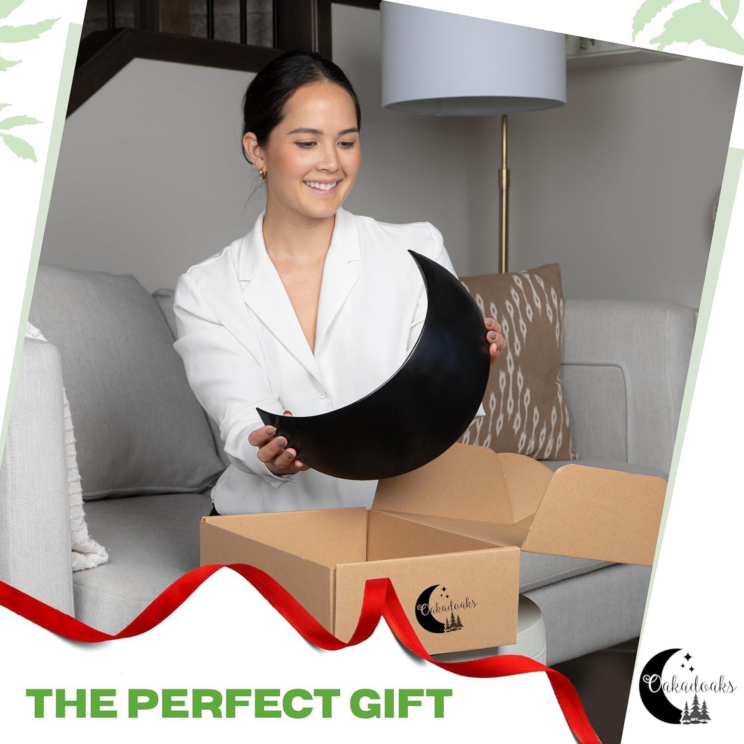 Wall Planter - Window Planter - Hanging Moon Planter - Boho Hanging Planters for Indoor Plants, Succulents, Air Plant, Cactus, Faux, Artificial Plants -Witchy Gifts for Women, Birthdays,Plant Lovers