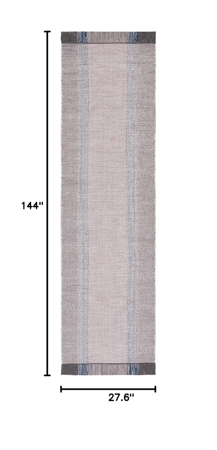 Montauk MTK301 Hand Woven Runner Rug - Blue/Grey - 2'3"x12' - Safavieh.