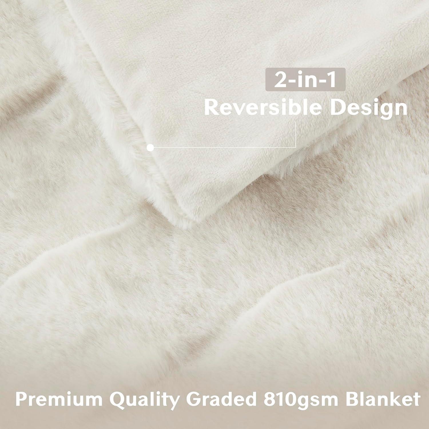 Madison Park Vivienne Faux Fur Throw & Reviews | Wayfair