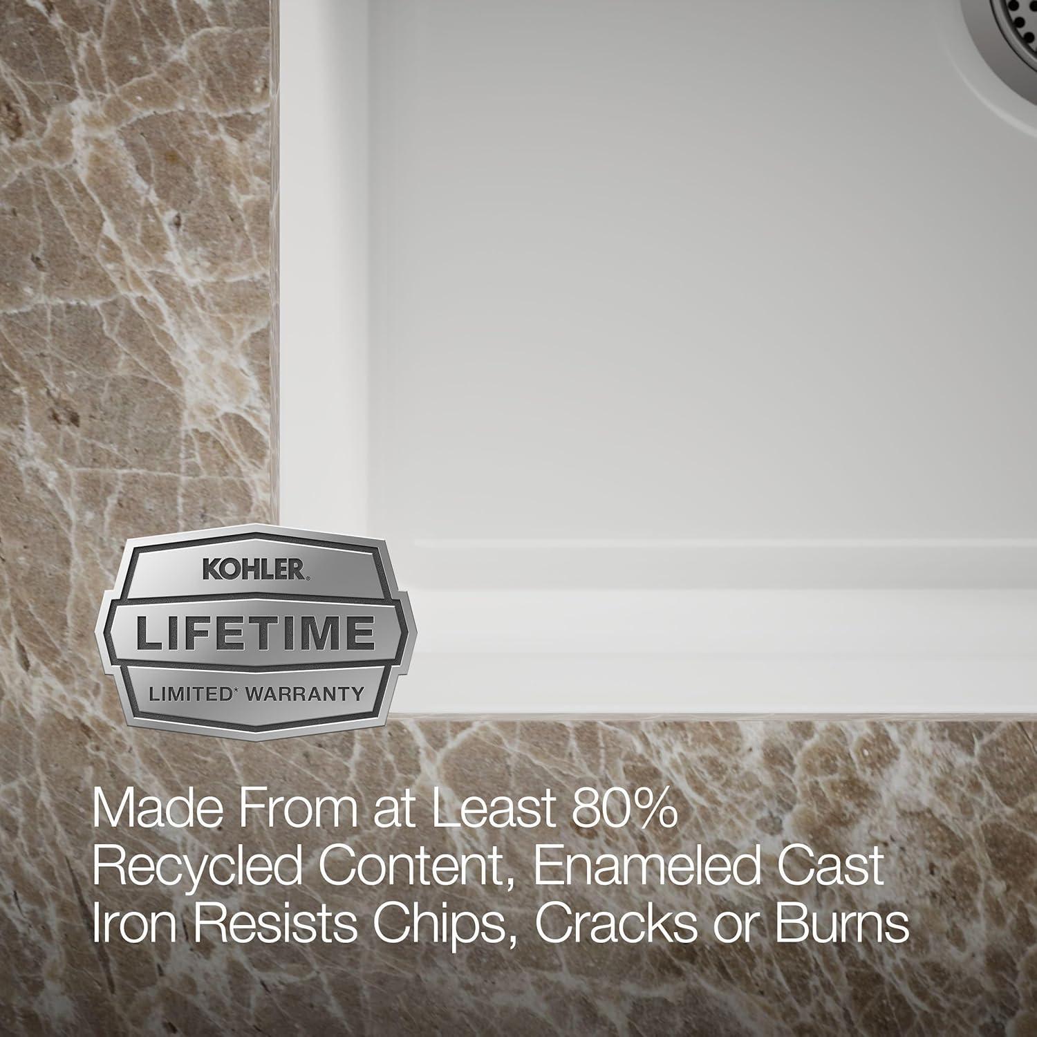 Riverby 33" L x 22" W Double Basin Undermount Kitchen Sink