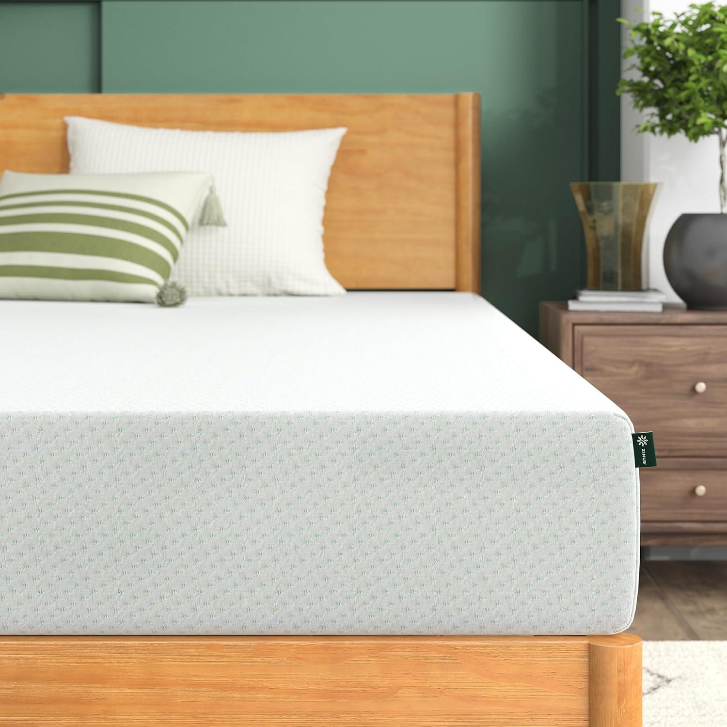 Sleep Master 8" Green Tea Memory Foam Mattress with 2" Aircool Foam - Twin XL