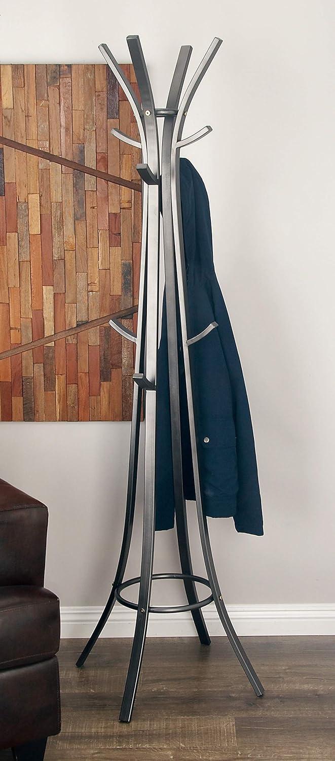 Modern Iron Coat Rack Silver - Olivia & May