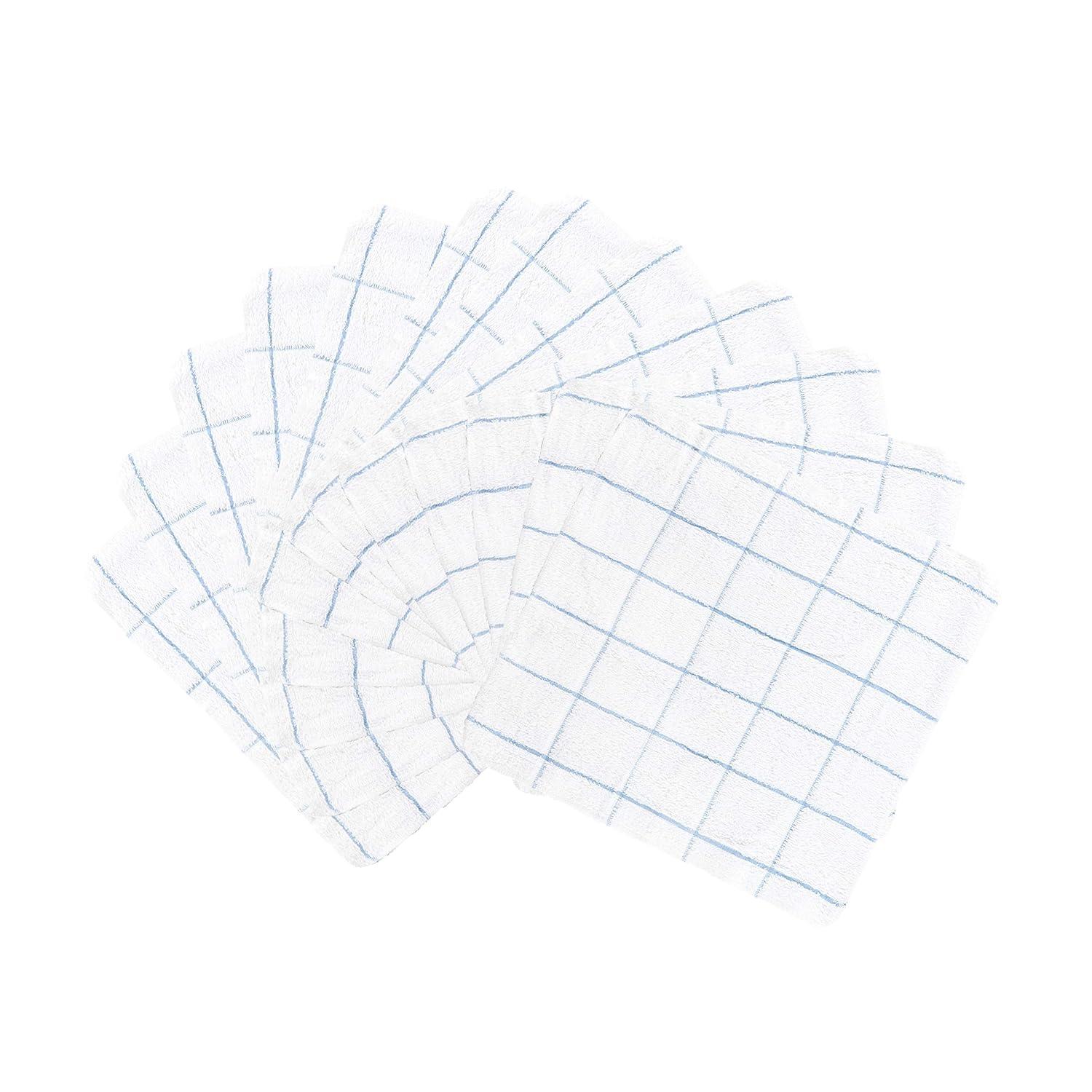 Arkwright Home Kitchen Dishcloths (12 Pack) - Cotton, 12x12 in. - Blue