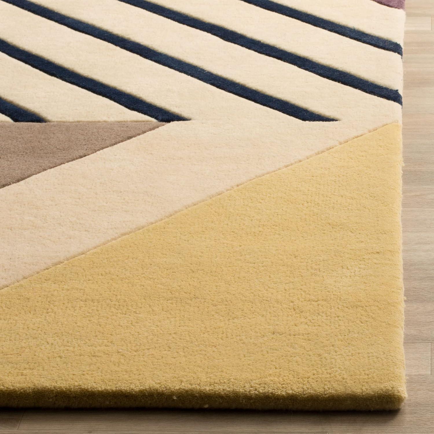 Tripoli Hand Tufted Wool Ivory/Multi Rug