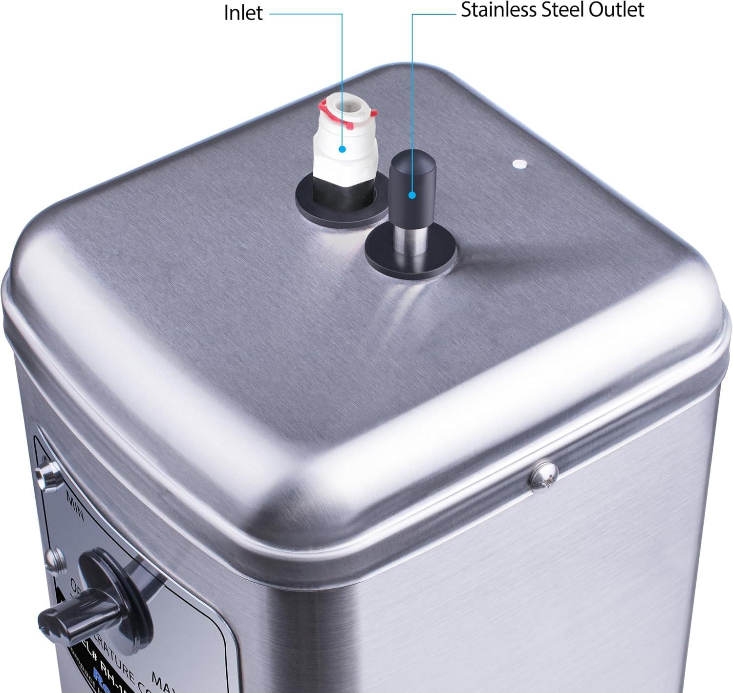 RH150 Instant Hot Water Dispenser System, Single-Handle Faucet with Under Sink Compact Tank