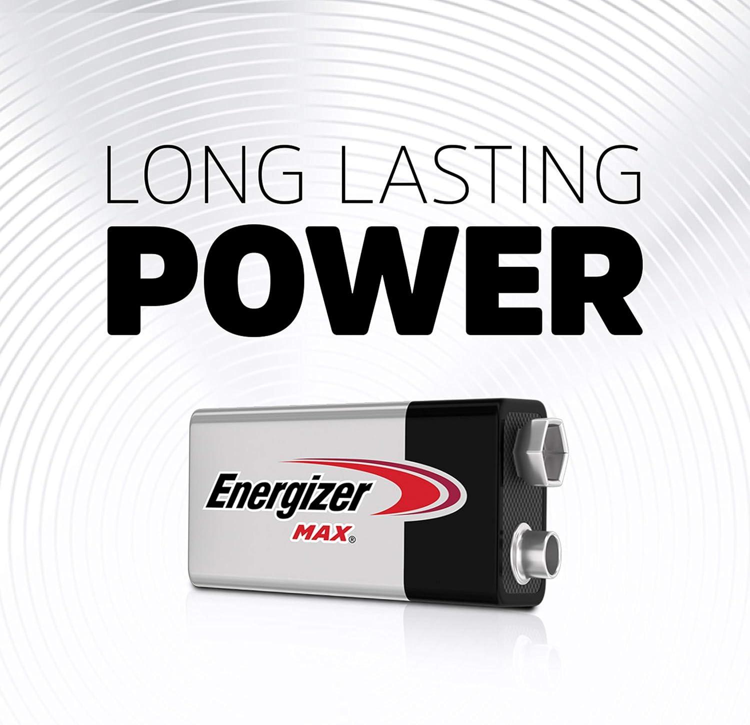 Energizer Max 9V Batteries - 2pk Alkaline Battery