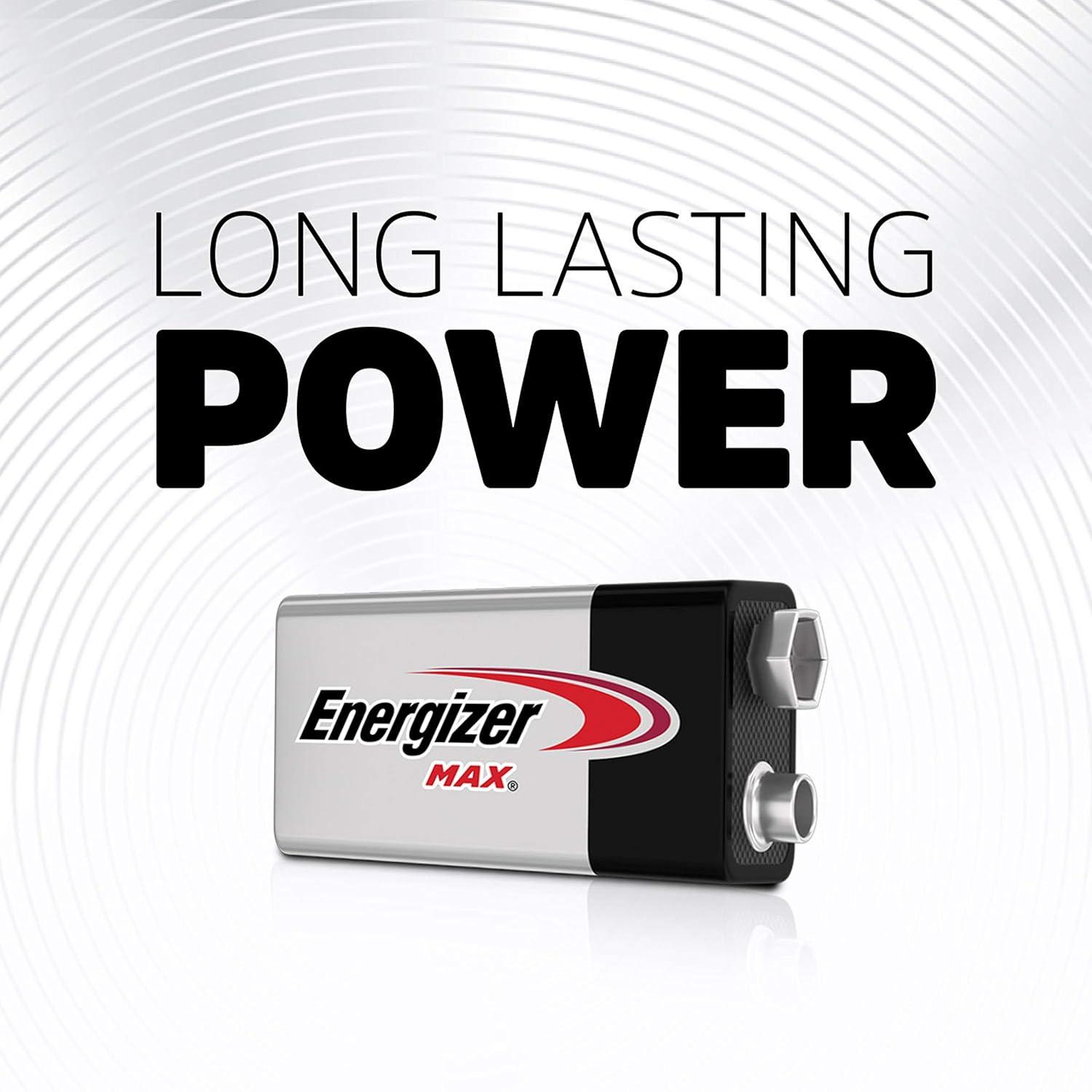 Energizer Max 9V Batteries - 2pk Alkaline Battery