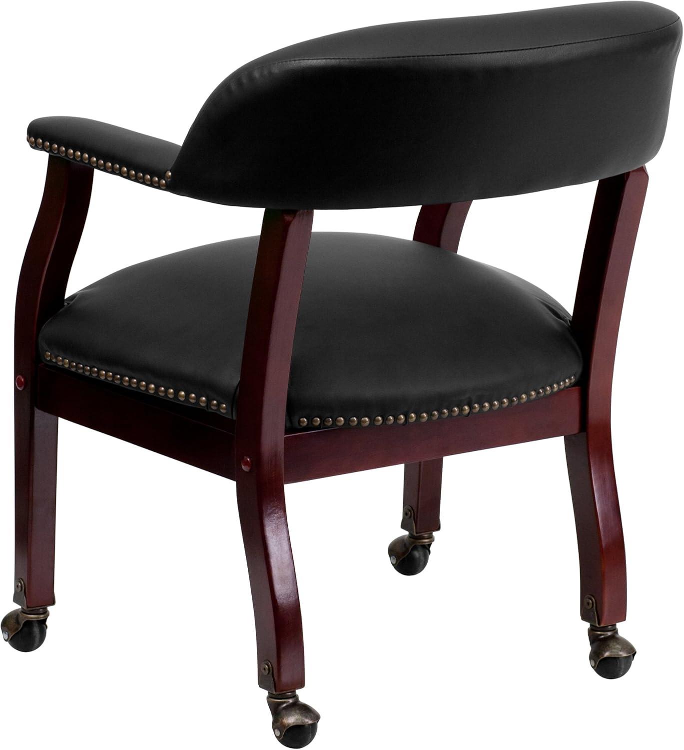 Paulson Conference Chair with Accent Nail Trim and Casters