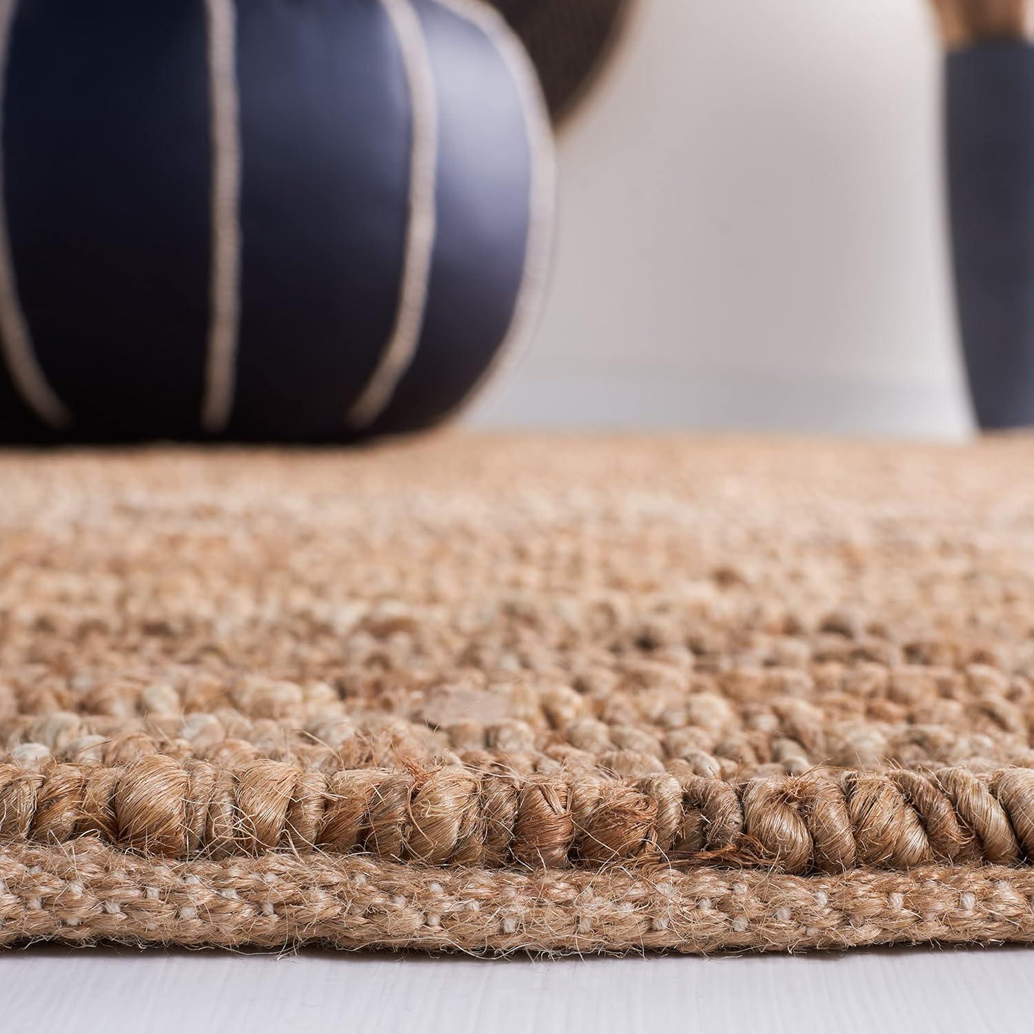 SAFAVIEH Natural Fiber Bryon Braided Jute Area Rug, Natural, 2' x 3'