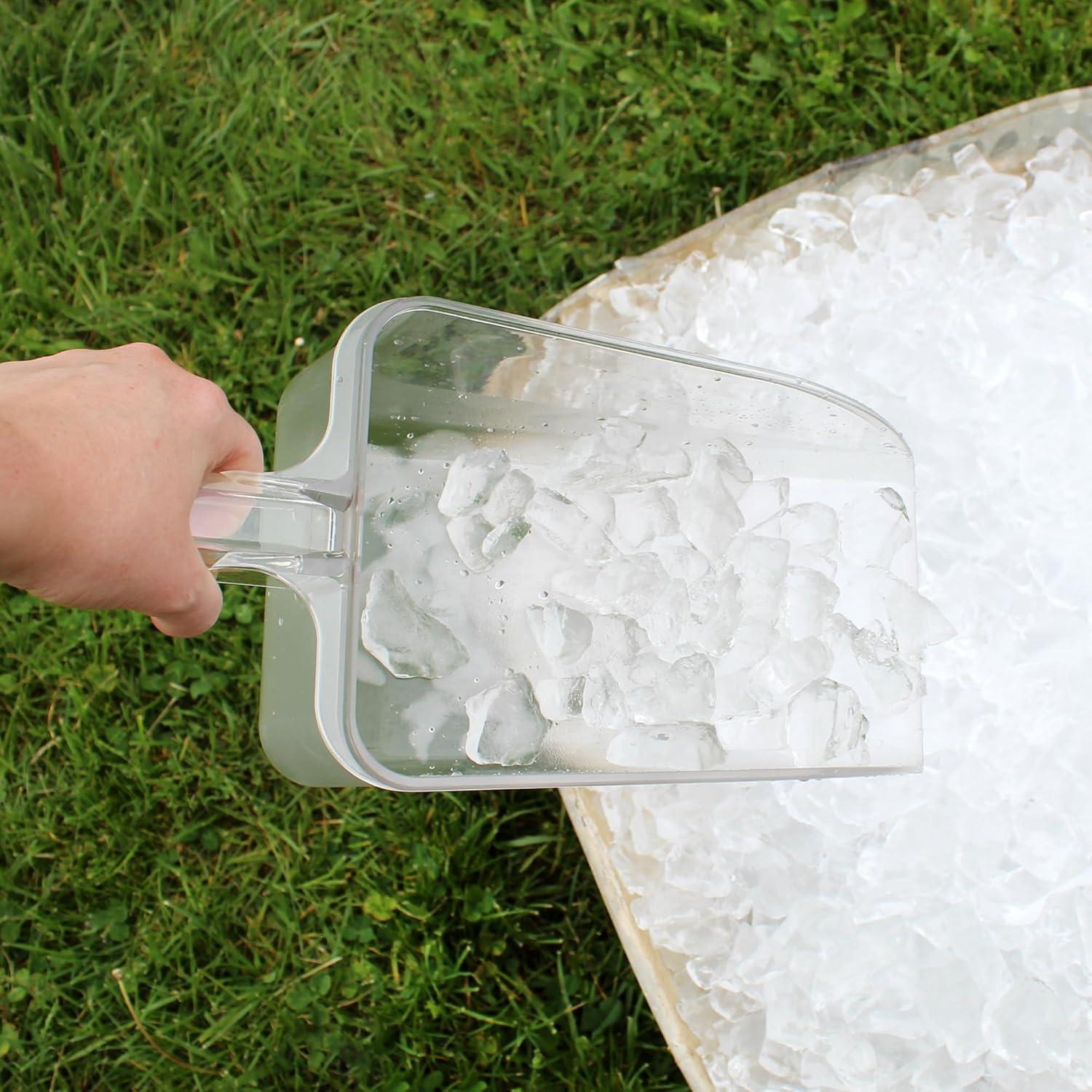 Darware Commercial Ice Scoop w/ Metal Holder; 58-Fluid Ounces Capacity