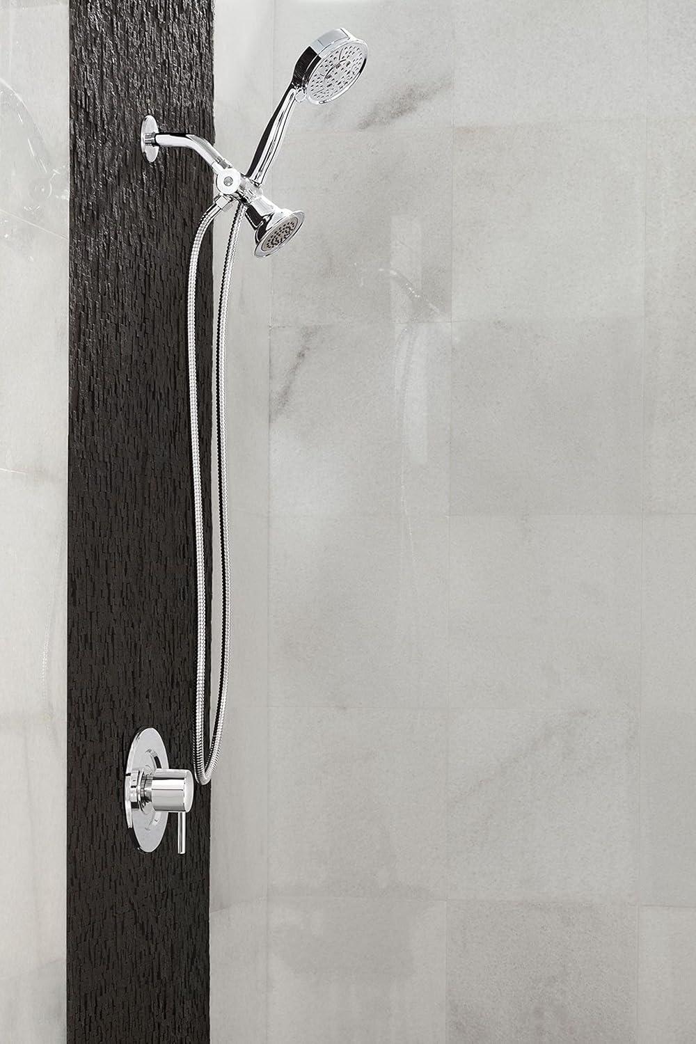 Modern Gold Polished Wall-Mounted Shower Lever Handle Trim