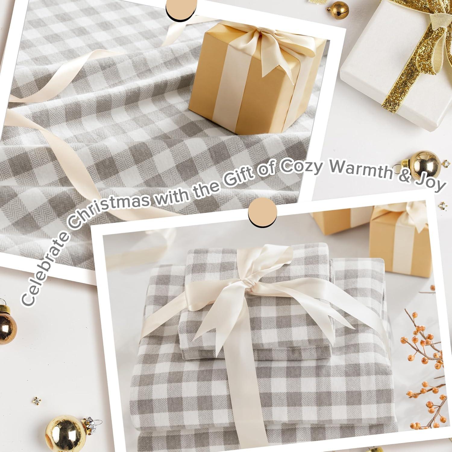 Cozy Flannel 100% Cotton Sheet Set