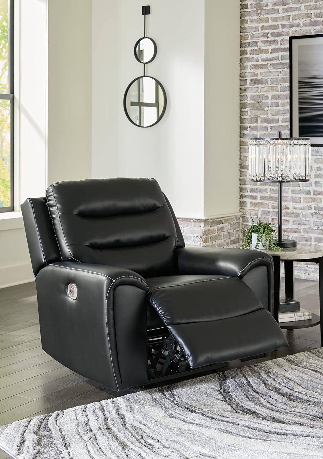 Ashley Furniture Warlin Black Power Recliner