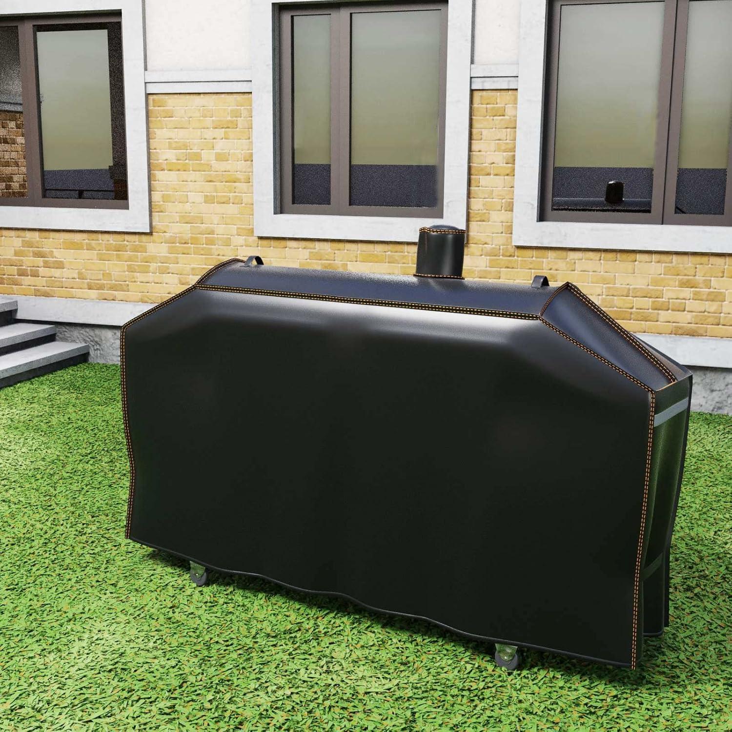 Grisun PS9900 Grill Cover for Smoke Hollow Gas/Charcoal Grill, Pit Boss Memphis Ultimate Grill GC7000 DG1100S 4in1 Combo Grill, Pit Boss KC Combo Platinum Series Heavy Duty and Waterproof Grill Cover