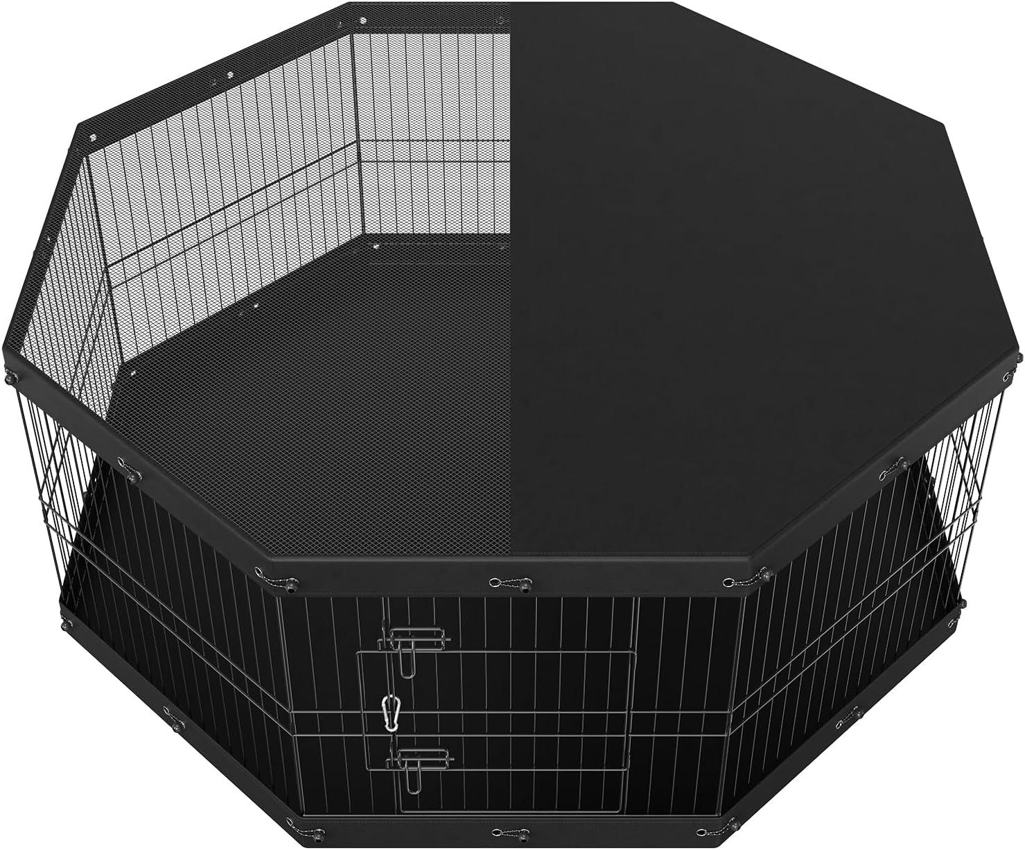 24'' H 8 Panel Metal Exercise Pen With Door