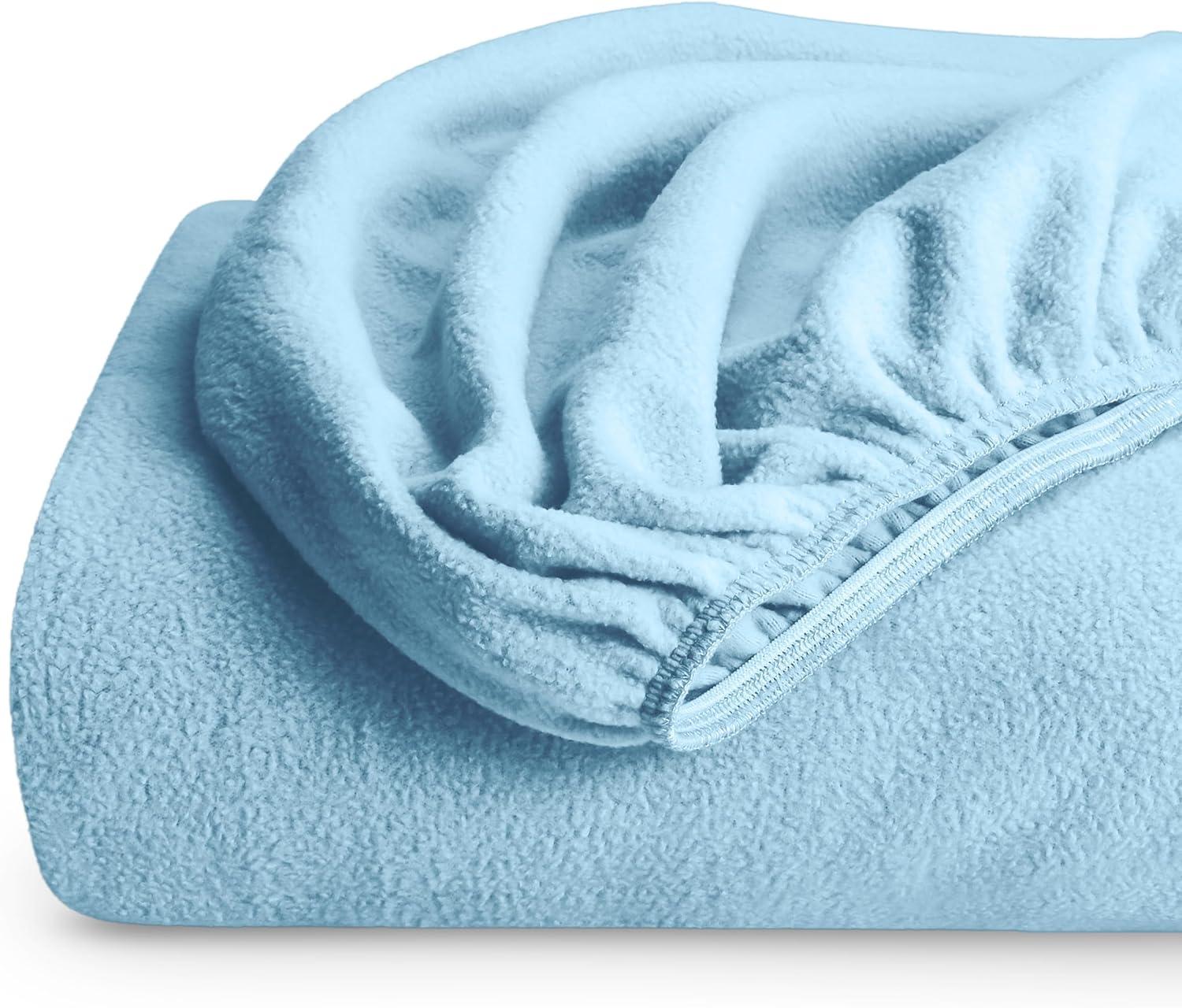 Bare Home Micro Fleece Super Soft Fitted Sheet