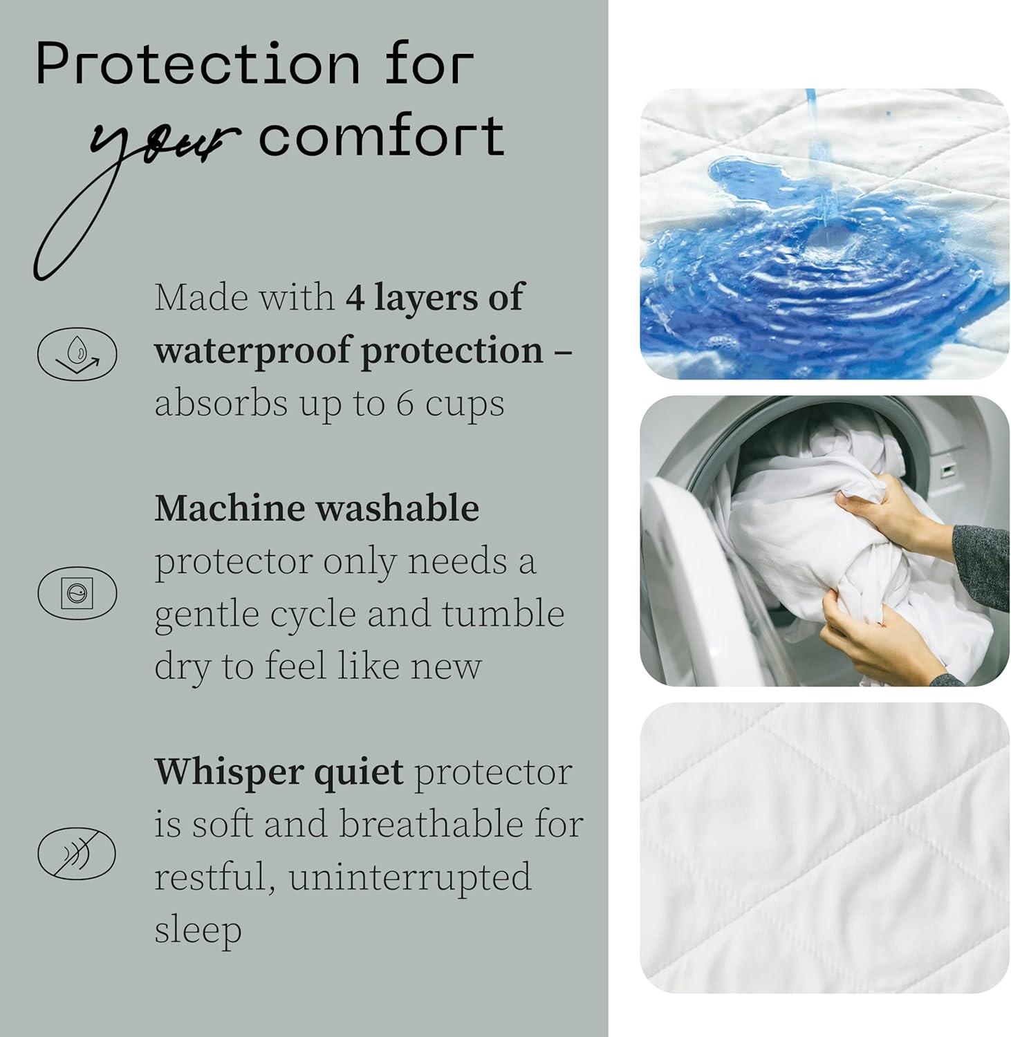 Coop Home Goods Queen Waterproof Mattress Protector Sheet