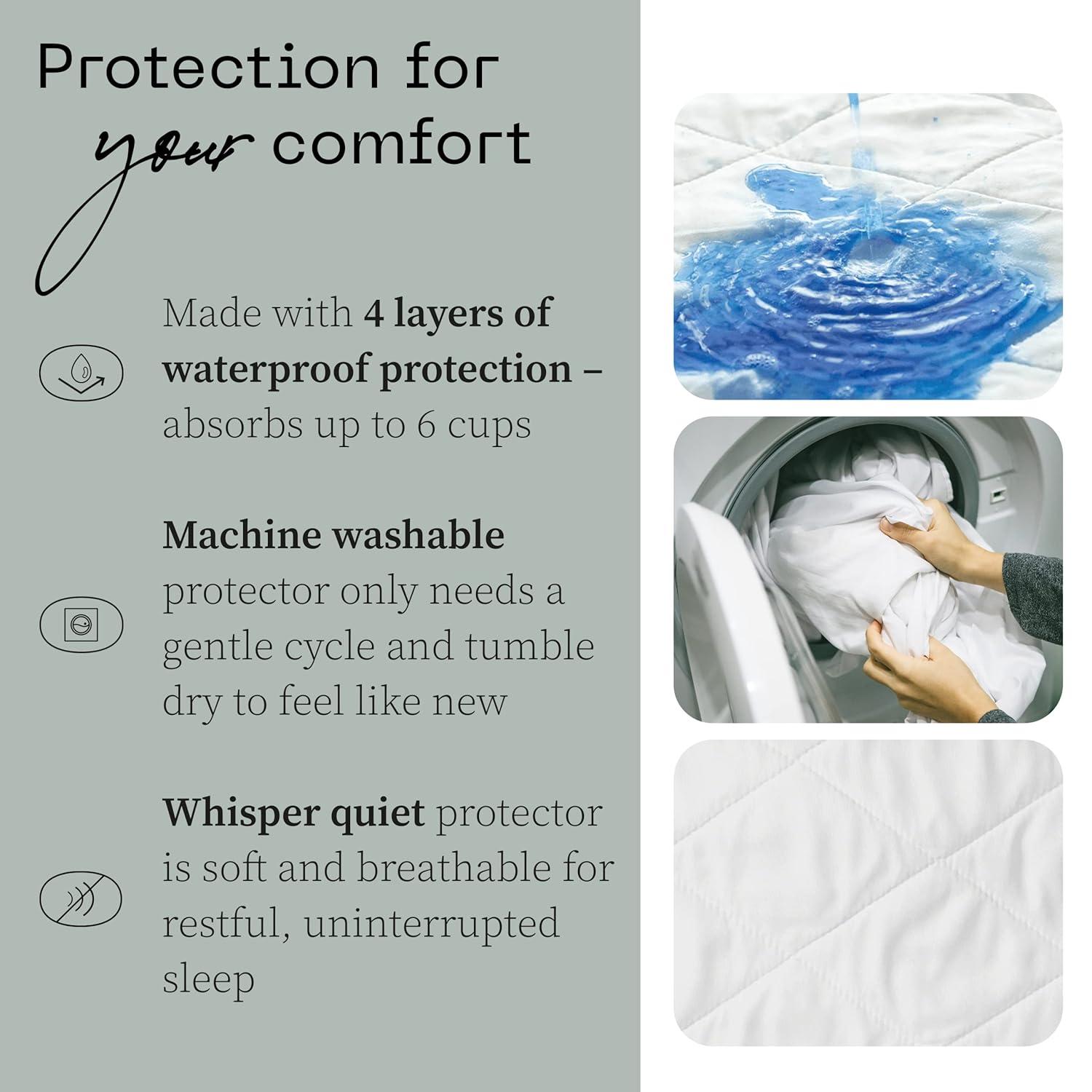 Coop Home Goods Queen Waterproof Mattress Protector Sheet