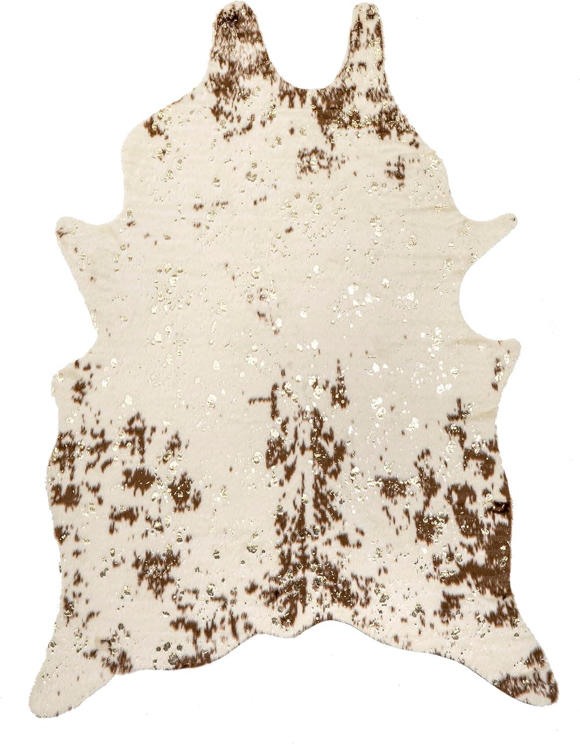 Nuloom Iraida Contemporary Faux Cowhide Indoor Area Rug