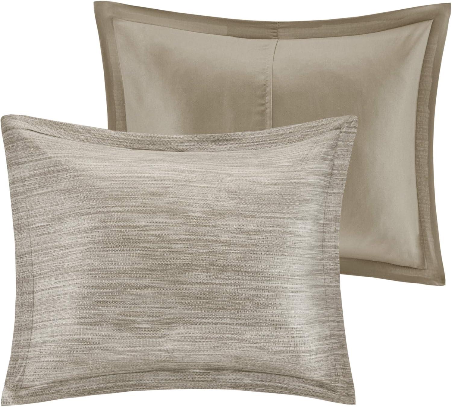 Madison Park Walter 7 Piece Printed Weave Seersucker Comforter Set