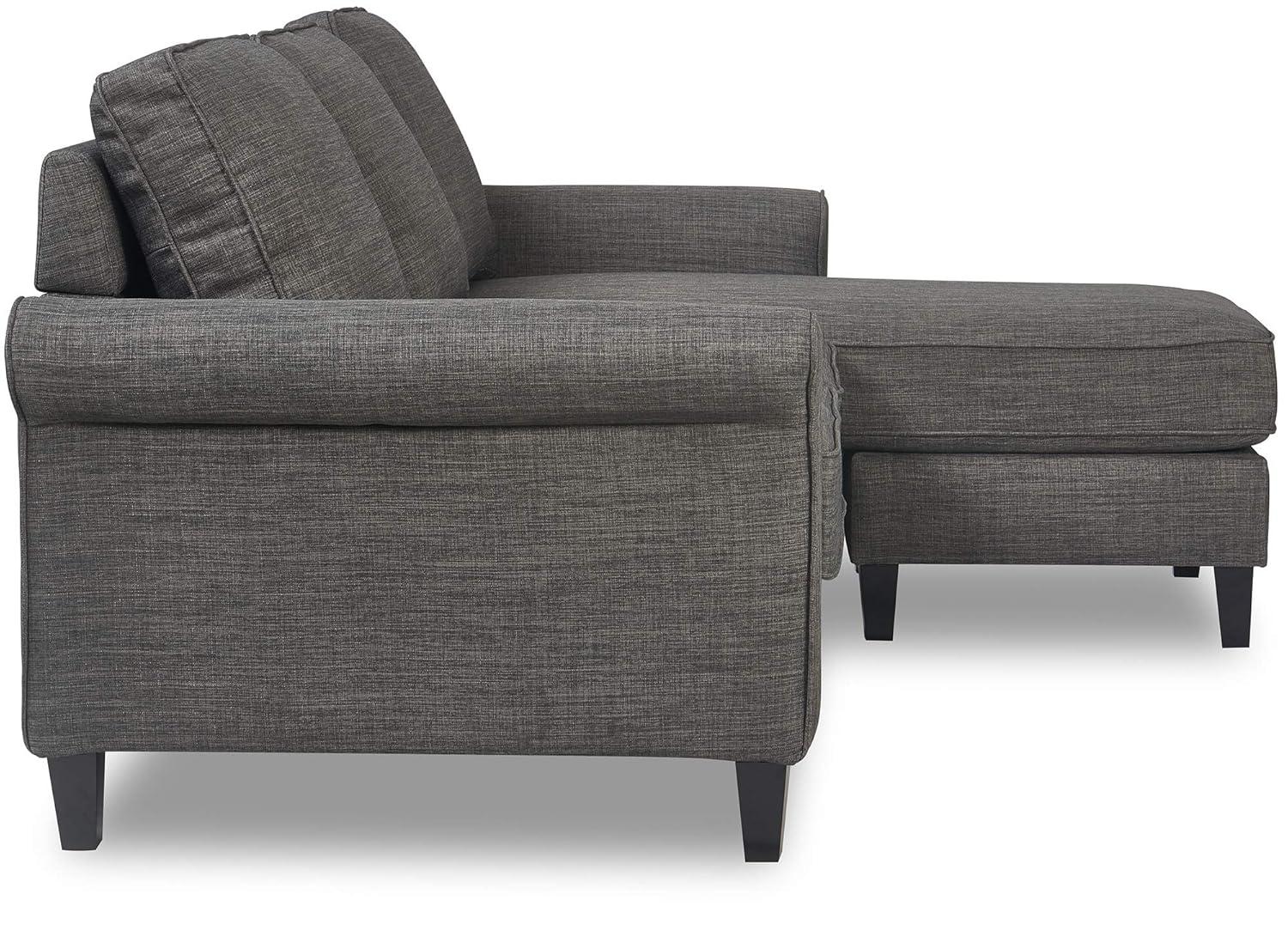 Serta Harmon Upholstered Reversible Sectional Sofa and Chaise