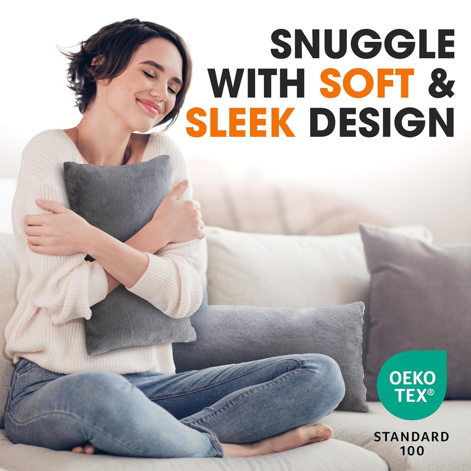 Cheer Collection Reversible Throw Pillow (Set of 2)