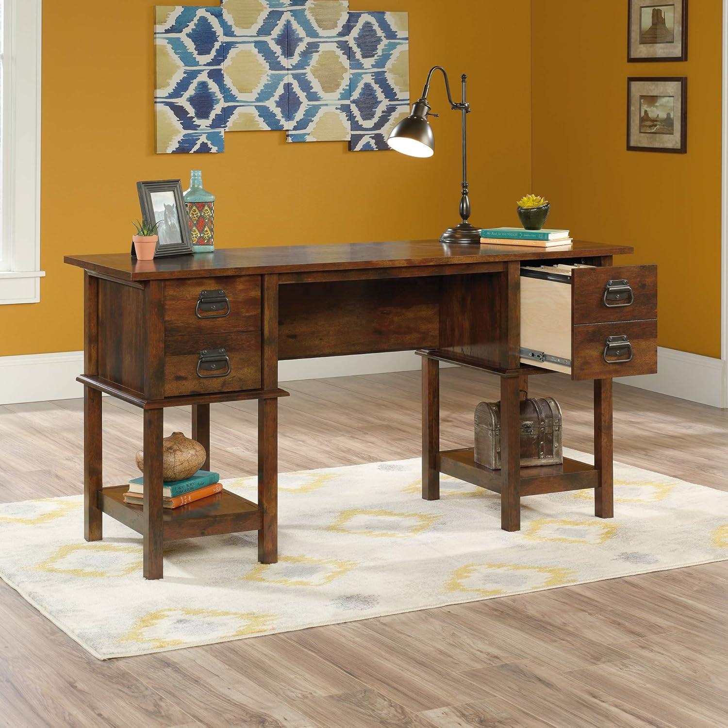 Viabella Desk Dark Brown - Sauder