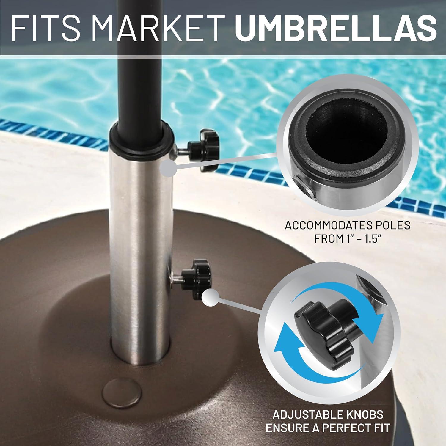 US Weight Fillable Free Standing Umbrella Base