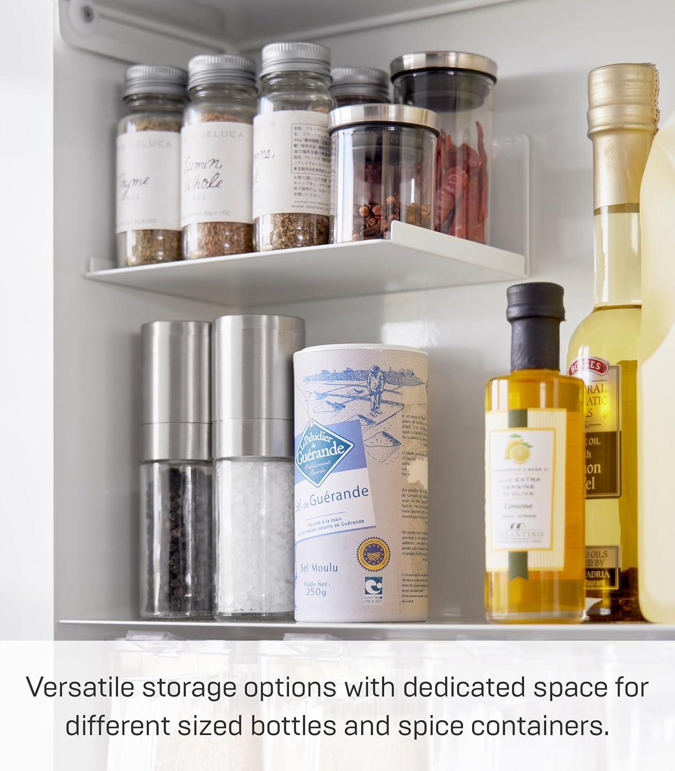 Yamazaki Home Concealable Spice Rack, Steel