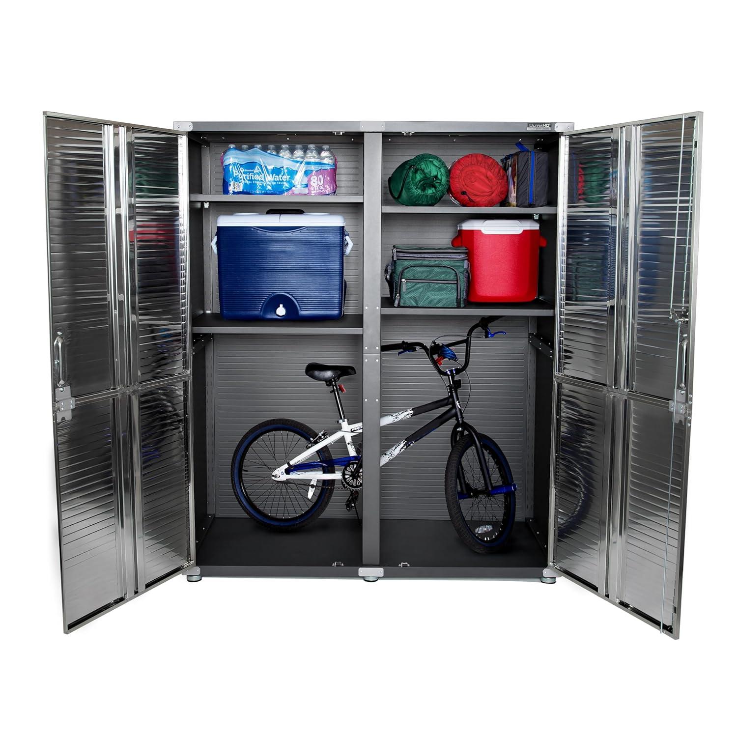 UltraHD® Seville Classics UltraHD Extra-Wide Storage Cabinet, 60" W x 24" D x 72" H