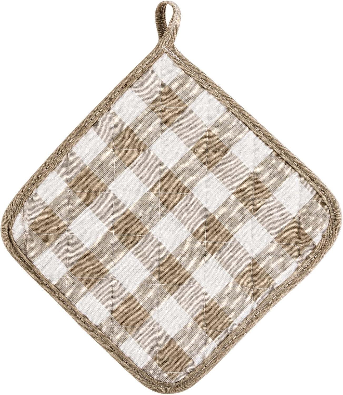 Achim Importing Co Achim Importing Co Checkered Cotton Potholder Set (Set of 2)
