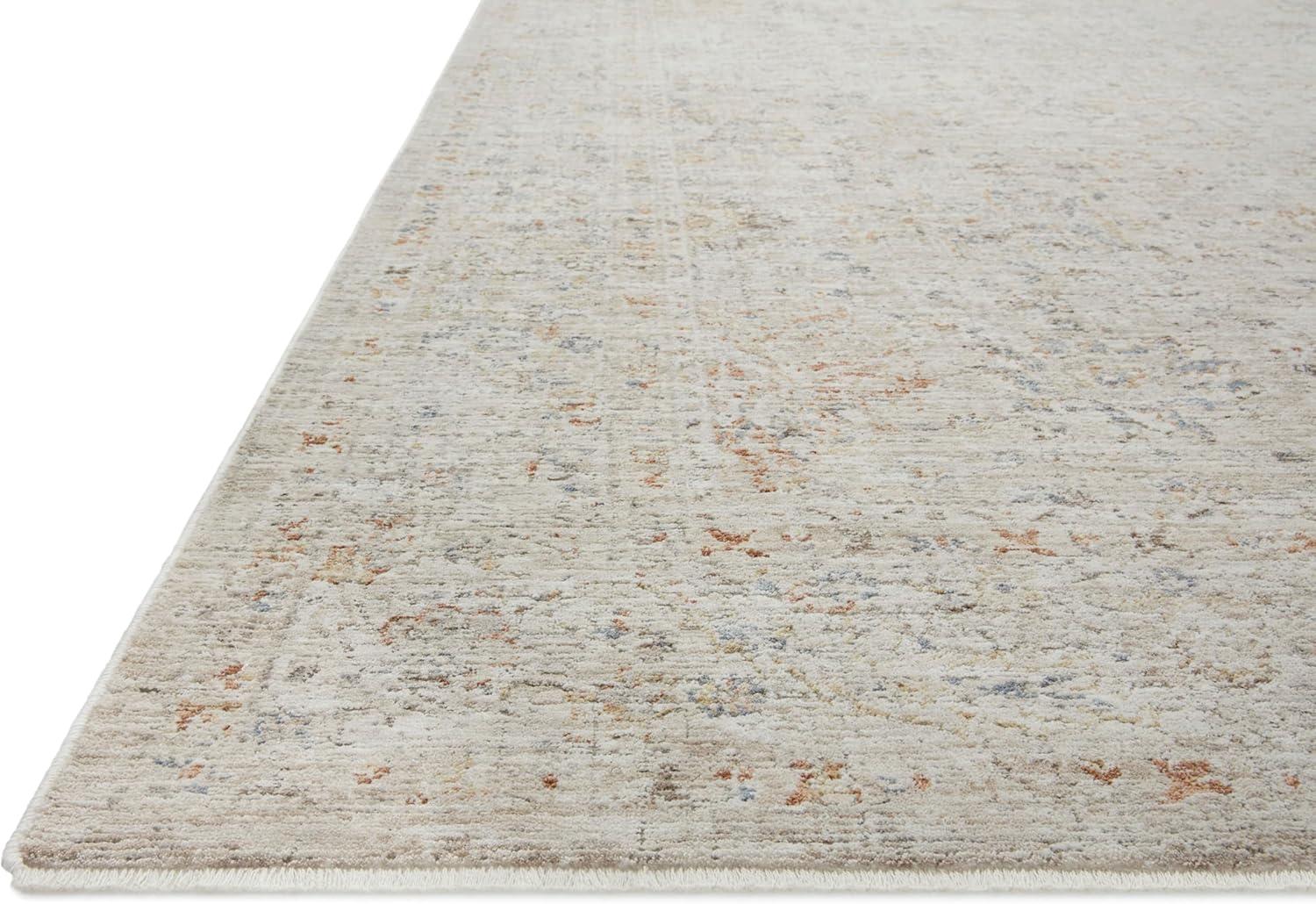 Honora Bone and Multicolor Rectangular Accent Rug