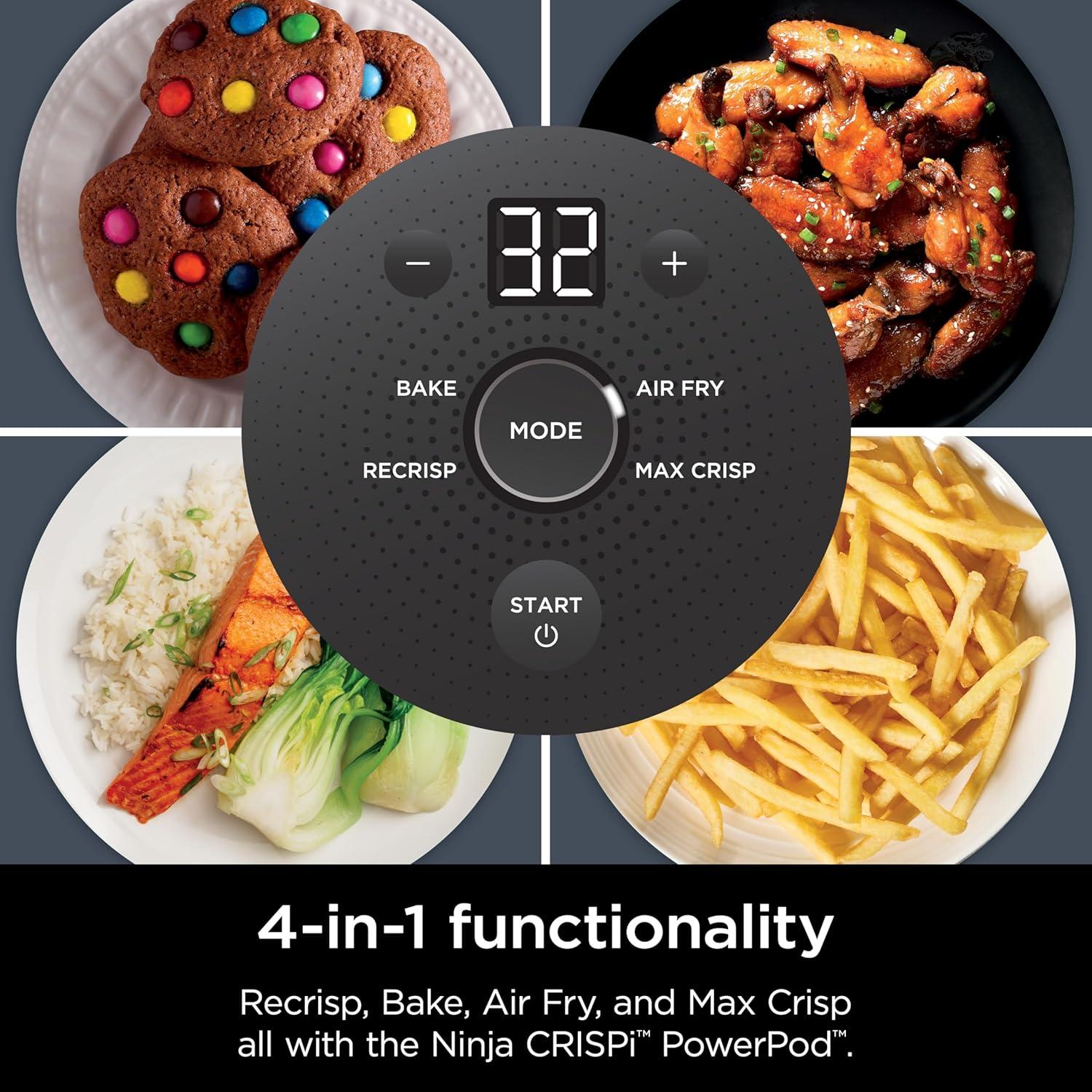 Ninja Ninja Crispi 4-in-1 Portable Glass Air Fryer Cooking System
